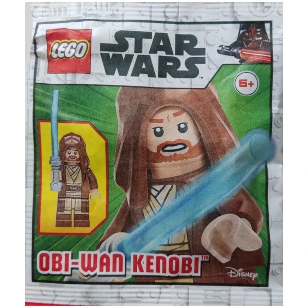 LEGO Star Wars Obi-Wan Kenobi With Blue Light Saber Paper Bag 912305 (SEALED)